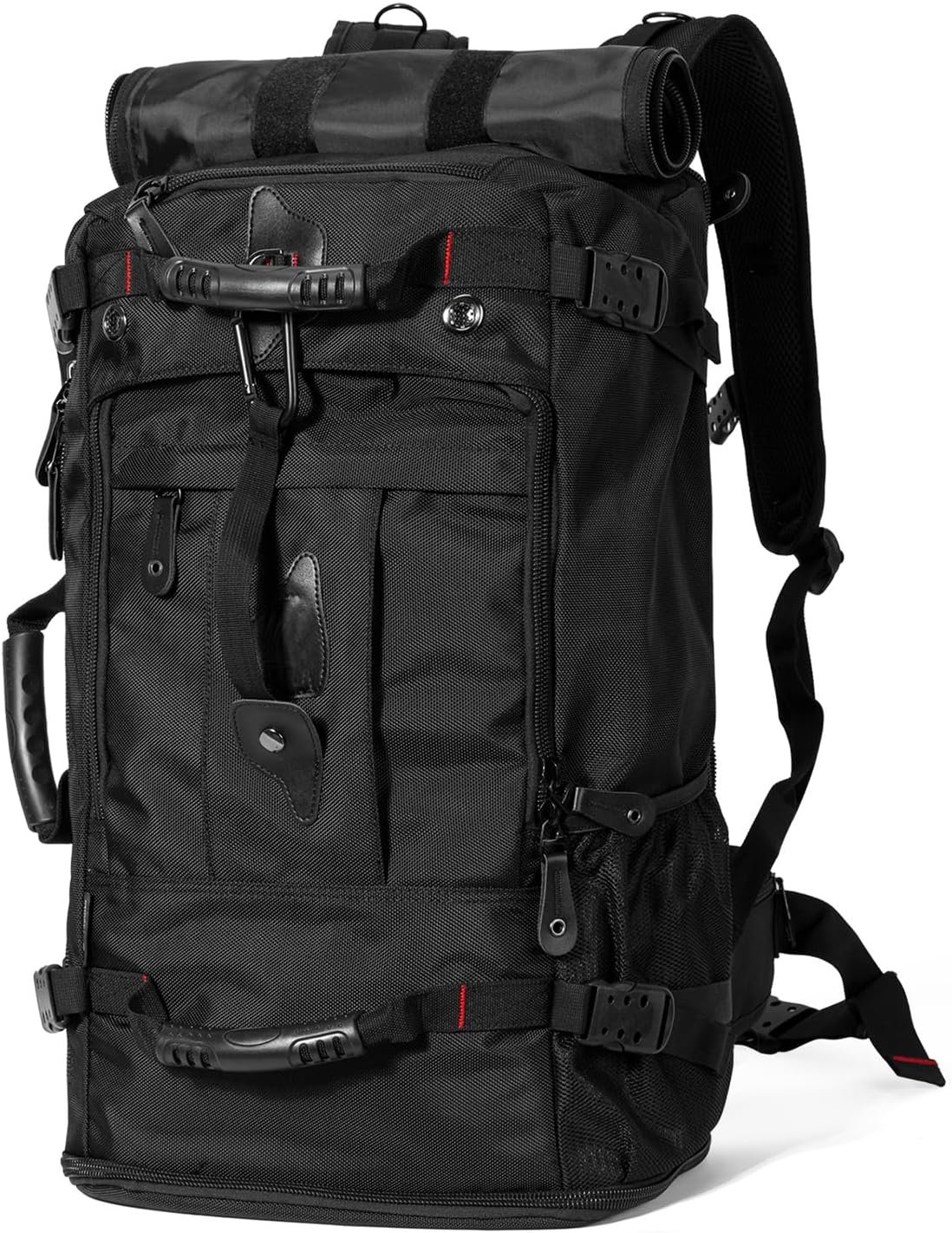 Travel Backpack Carry On Backpack Durable Convertible Duffle Bag Fit for 15.6 Inch Laptop for Men and Women hiking airplane shoes bag extendable three way uses multiple